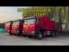 10 Ke depan Transmisi digunakan Howo SINOTRUCK Hno Dump Truck dengan 351-450hp tenaga kuda