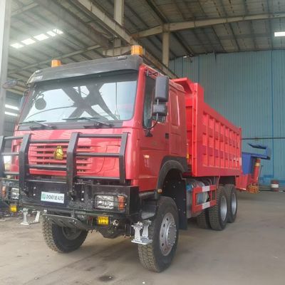 kualitas 6X6 Tentara dump truck 25T 10 roda 30 kubik bahan bakar diesel TIP SINOTRUK HOWO semua roda pengemudi TIPPER truk dengan kondisi yang baik pabrik