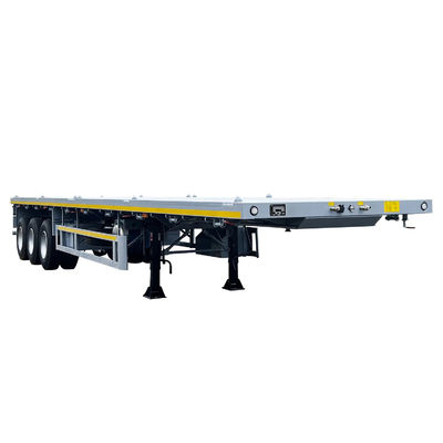 Beli 30 Tons, 40 Tons, 50 Tons, 60 Tons Container Flatbed Truck Semi-Trailer Mesin dan Peralatan Transportasi Bahan Bangunan online manufacture