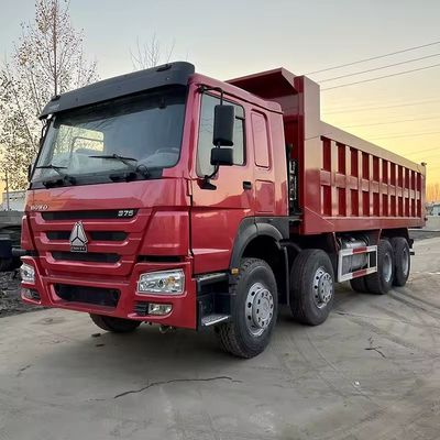 Harga yang bagus Otomatis 8x4 371hp Sinotruk Howo Tambang Pasir Dump Tipper Truk 40 Ton 60 Ton Di Afrika on line