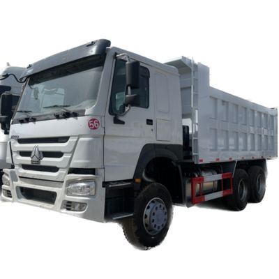 Harga yang bagus Kemudi kiri 375HP 10 Wheeler Sinotruk Dump Truck 30 ton bekas 6x4 HOWO Tipper on line
