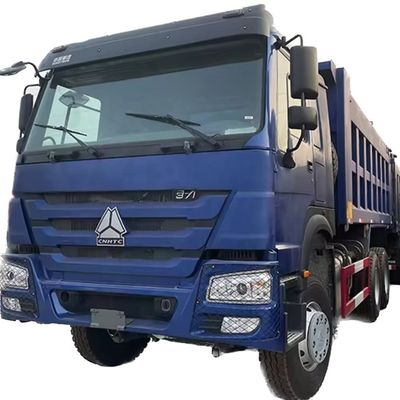 Harga yang bagus Sinotruk 6X4 371HP 30 Ton 20 Meter Kubik Truk Dump Warna Biru untuk Pasar Afrika on line