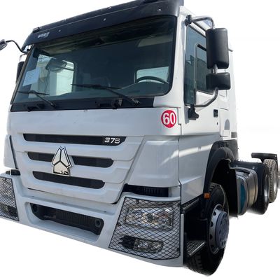 Harga yang bagus 6x4 Roda 375 HP Sino Prime Mover Penggerak Tangan Kanan Trailer bekas Traktor Truk Kepala on line