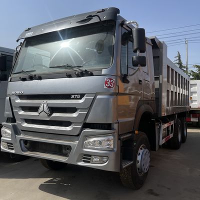 Harga yang bagus Pengemudi tangan kanan Sinotruk Howo Dump Truck bekas 375 Euro 3 351-450hp Dalam kondisi baik on line