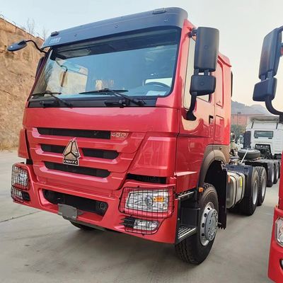 Harga yang bagus Jenis Bahan Bakar Diesel Digunakan Sinotruk Traktor Truk Kepala 371HP 6X4 Dengan jendela manual on line