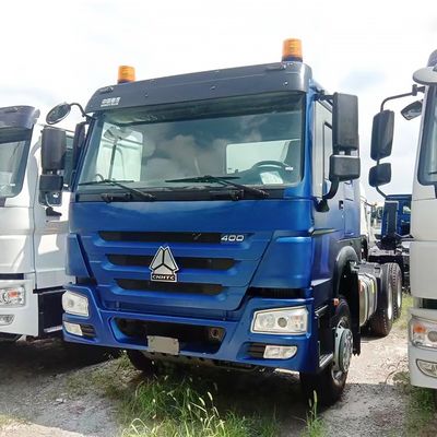 Harga yang bagus Digunakan Sinotruck HOWO 371 380 400 430HP 6X4 Traktor Truk Kepala dengan transmisi manual on line