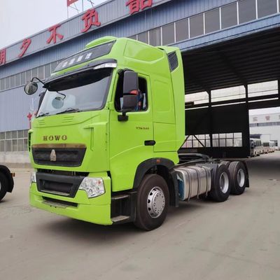 Harga yang bagus Digunakan HOWO Sinotruk Traktor Truk T7H 540HP 6X4 dengan Multimedia Sistem Manual Window on line