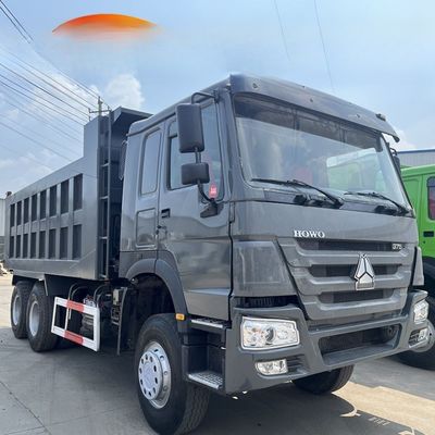 Harga yang bagus digunakan Howo 6x4 Bumi Tipper Dump Trucks 10 Roda 20 30 40 Ton 371HP LHD Untuk Earthmoving on line
