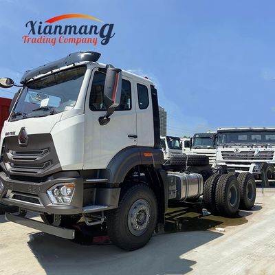Harga yang bagus Truk Sino Howo NX 380 6x4 10 Roda Traktor Truk 400 Kekuatan Kuda Pengemudi Tangan Kiri Heady Duty Logistik Transportasi on line