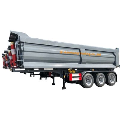 Harga yang bagus Digunakan Dan Baru Rear Tipper Trailer 50 Ton Dump Truck Semi Trailer Untuk Dijual Di Kenya on line