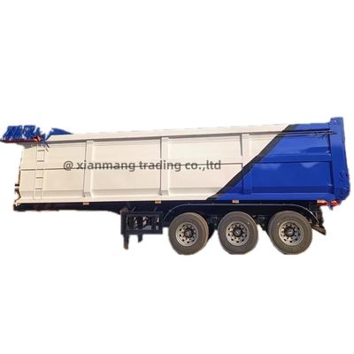 Harga yang bagus 3/4 poros 45 meter kubik 70 Ton Truk Tipper Dump, Treler Dump Hydraulic Di Cina on line