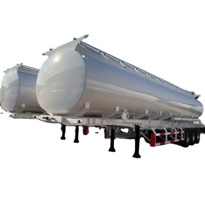 Harga yang bagus Rel tangki bahan bakar diesel 3 sumbu ringan, baja 30 ton tangki bahan bakar Semi trailer untuk dijual on line