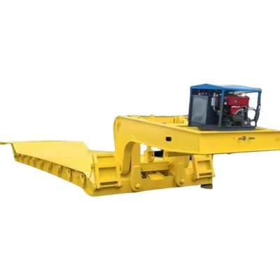 Harga yang bagus 3 Axle 60 Ton Lowbed Semi Trailer Detachable Removable Gooseneck Lowboy Trailer Untuk Dijual Arab Saudi on line