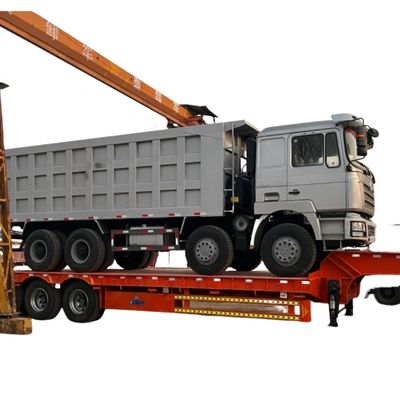 Harga yang bagus Tri Axle 80ton Lowboy Semi Trailer Detachable Gooseneck Lowbed Trailer Untuk Tanzania on line