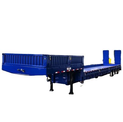 Harga yang bagus XM Group 4 Axle 50 60 Ton Gooseneck Lowbed Semi Trailer Lowboy Truck Trailer Untuk Tanzania Dan Kenya on line