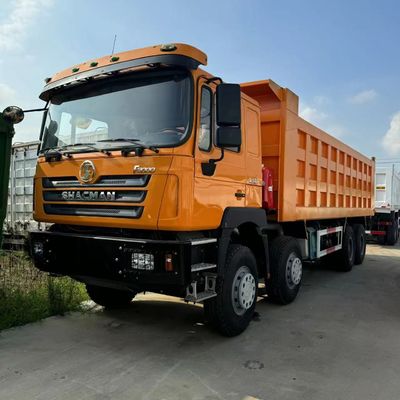 Harga yang bagus RHD 8X4 Shacman Dump Truck Dilengkapi dengan mesin WEICHAI WP12.375E53 Dan pilihan kustomisasi on line