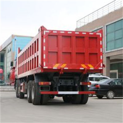 Harga yang bagus Howo 8x4 12-Tire LHD Dump Truck Standar Emisi Euro II 380HP Pengendali kanan yang dapat disesuaikan on line