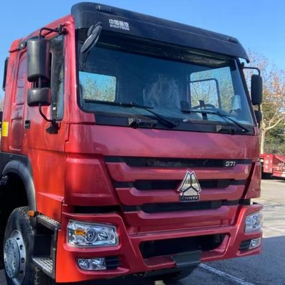 Harga yang bagus Mesin Diesel Euro 2 HOWO 6X4 371HP Truk Pengeboran 10 Roda 21-30 Ton Kapasitas Pemuatan 6800*2500*3200mm Kapasitas Mesin 8L on line