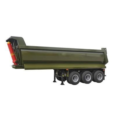 Harga yang bagus 3-Axis Dump Semi-Trailer U-Shaped Bucket Standard (Ukuran Kotak (diameter dalam) 9200x2200x1200mm) on line