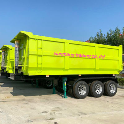 Harga yang bagus 24m3 3-Axis Dump Semi-Trailer U-Shaped Bucket Standard (Ukuran 9400mm × 2400mm × 3300mm) on line