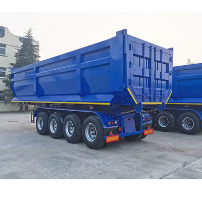 Harga yang bagus New 4-Axis 60T Steel Dump Semi-Trailer Untuk 60 Ton Dump Trailer di Konstruksi dan Pertambangan on line