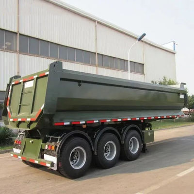 Harga yang bagus 3 Axis 4 Axes 5 Axes Dump Truck Semi Trailer Hydraulic Back Tip U-Bucket Trailer Untuk Dijual on line