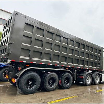 Harga yang bagus Semi-Trailer 3 sumbu standar dengan volume 24 m3 dan kapasitas beban 60 ton on line