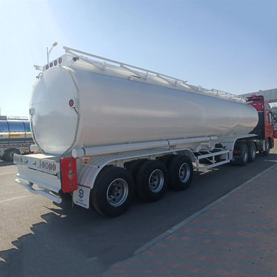 Harga yang bagus Semi-Trailer tank bahan bakar paduan aluminium 3-Axle dengan sistem pengereman lini ganda dan 50 ton muatan maksimal dari asli on line